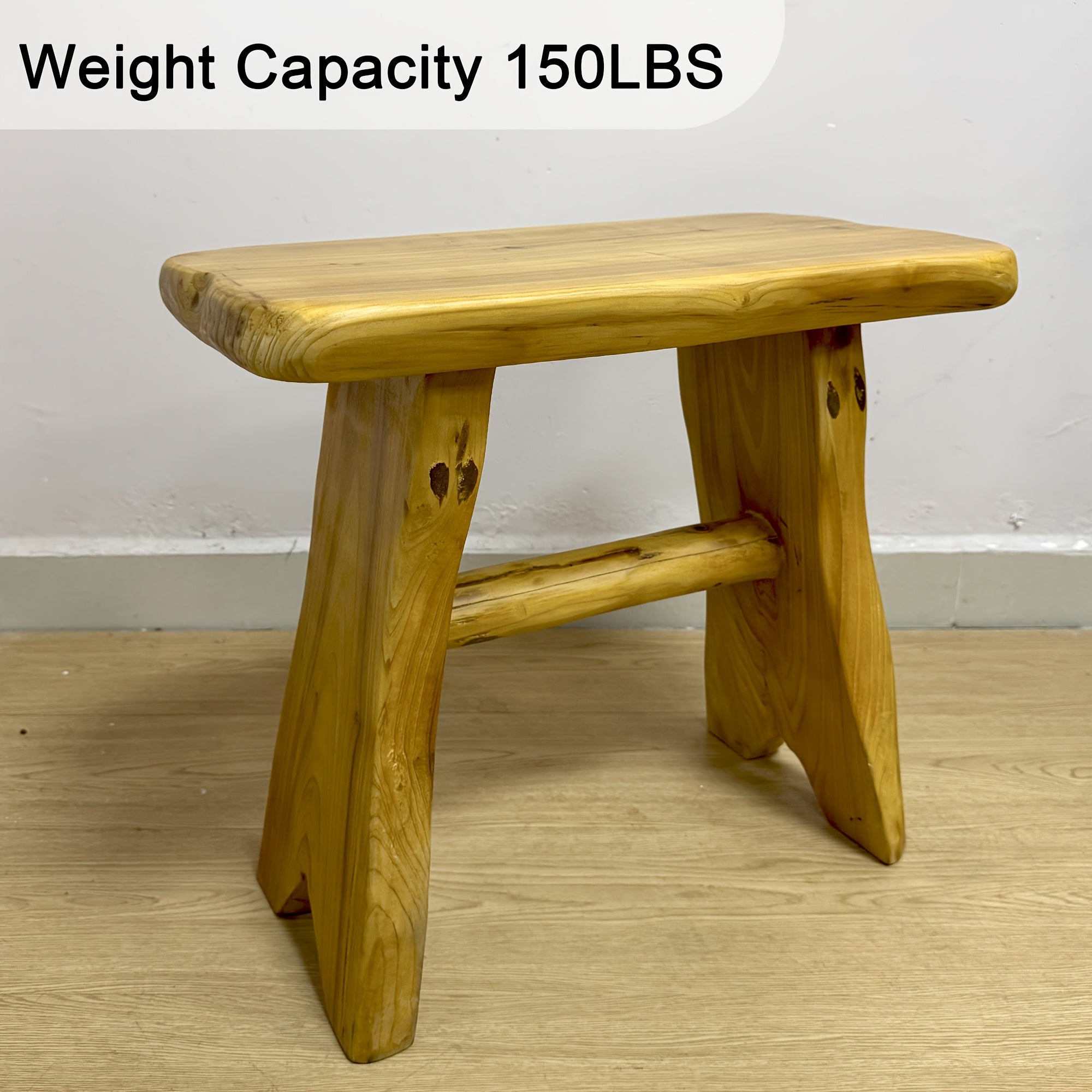Irregular Shape Design All Solid Wood Fir Stool, Organized-life Wood Stump Side Stool, Tree Stump End Table Stool, Foot Stool, Natural Plant Stand For Garden Living Room, Small Lamp, Accent Stool, Piece Of Art Cedar Roots, Rustic Wood Side Stool
